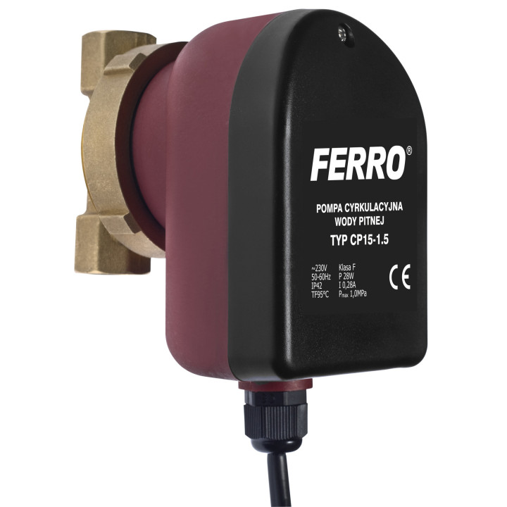 Pompa cyrkulacyjna do CWU TYP CP15-1.5 – Ferro