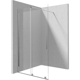 Ścianka prysznicowa walk-in 90 cm - przesuwna chrom KTJ 039R