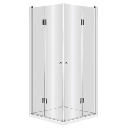 Kabina prysznicowa kwadratowa 90 cm chrom KTK 041P