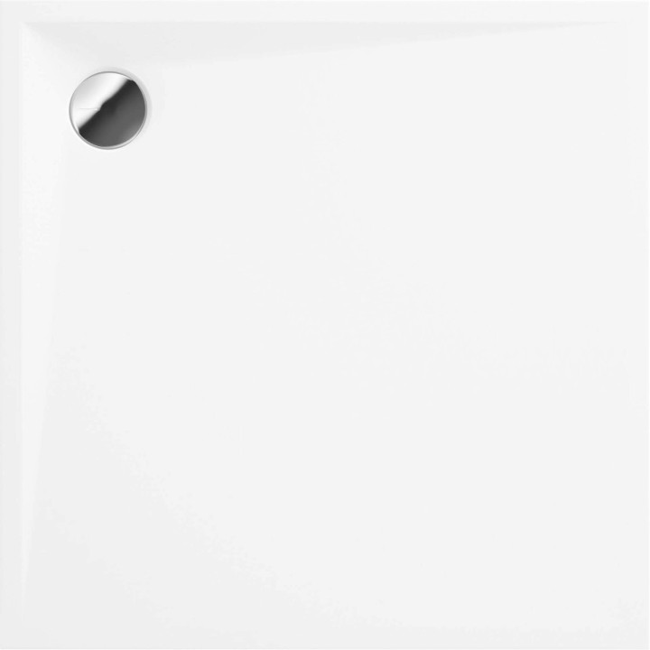 Brodzik akrylowy kwadratowy 90 cm biały KTS 041B – Deante