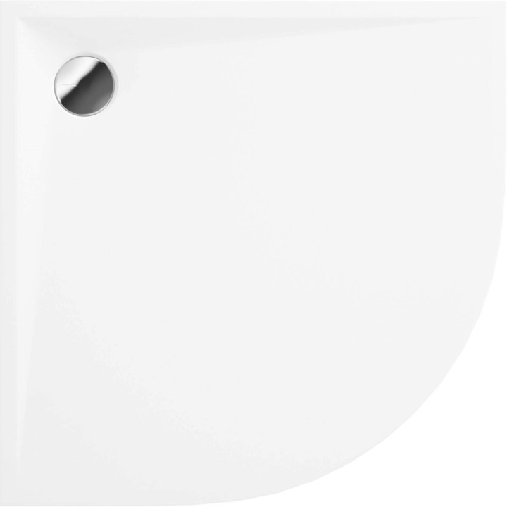 Brodzik akrylowy półokrągły 80 cm biały KTS 054B – Deante