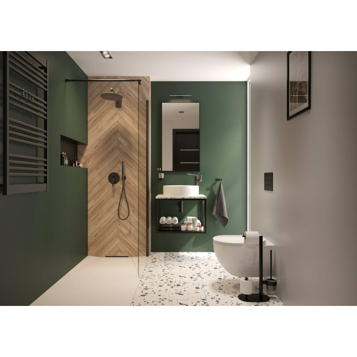 ŚCIANKA PRYSZNICOWA / WALK-IN SYSTEMU KERRIA PLUS 100 CM NERO KTS N30P