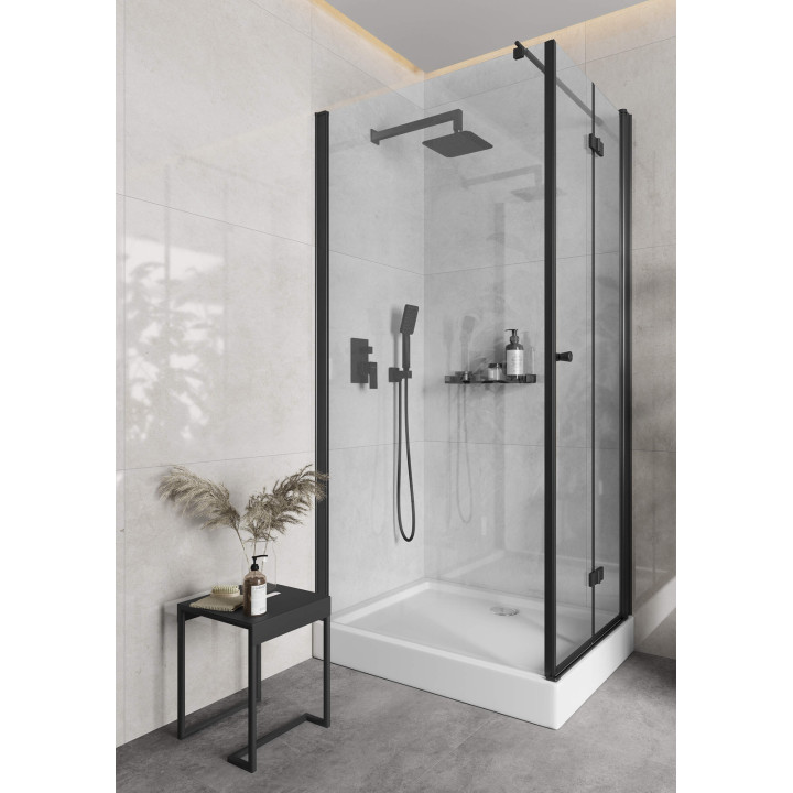 ŚCIANKA PRYSZNICOWA / WALK-IN SYSTEMU KERRIA PLUS 100 CM NERO KTS N30P