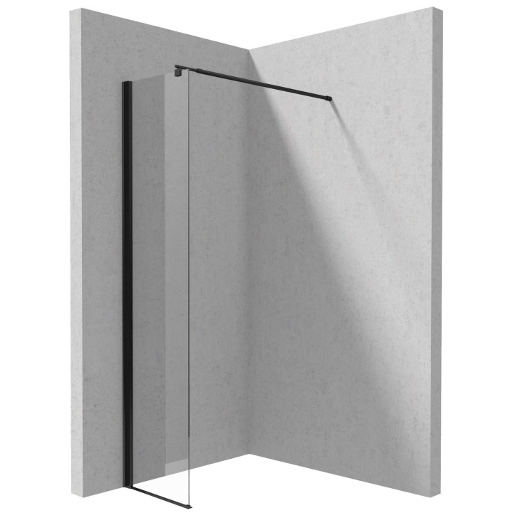 Ścianka prysznicowa / walk-in systemu kerria plus - 30 cm nero