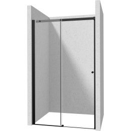 Drzwi prysznicowe 140 cm - przesuwne nero KTSPN14P – Deante