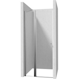 DRZWI PRYSZNICOWE 100 CM - UCHYLNE CHROM KTSU043P