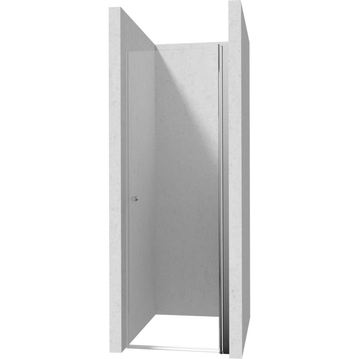 Drzwi prysznicowe 90 cm - wahadłowe chrom KTSW041P – Deante