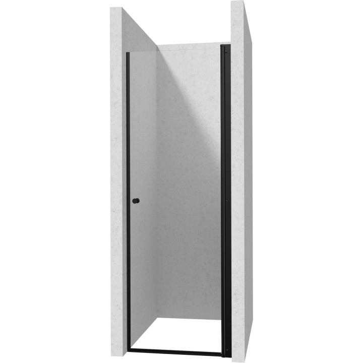 Drzwi prysznicowe 80 cm - wahadłowe nero KTSWN42P – Deante