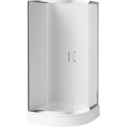 Kabina prysznicowa półokrągła 80X80 cm chrom KYP 652K – Deante