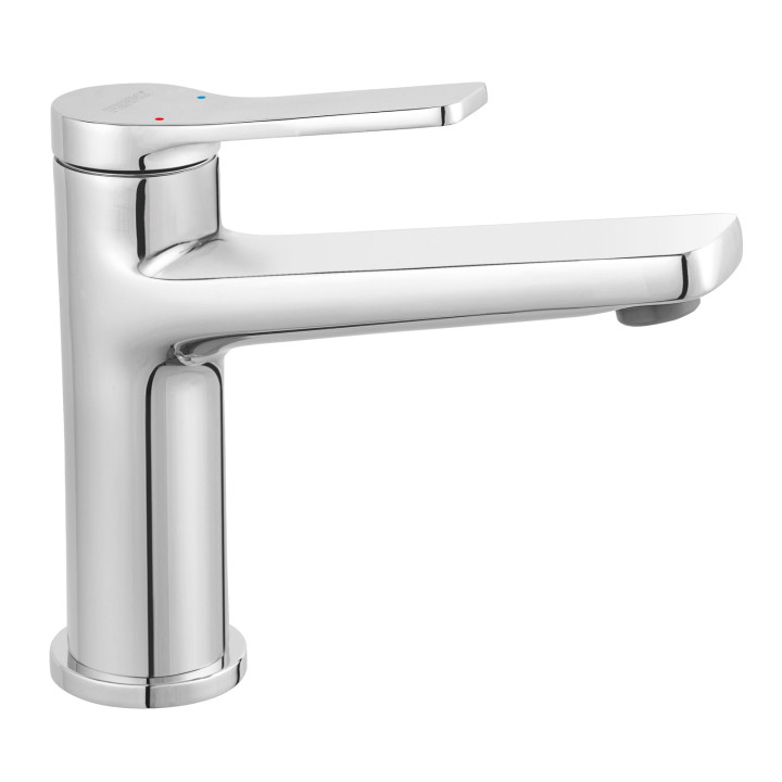 STRATOS BATERIA UMYWALKOWA STOJĄCA, KOREK METALOWY CLICK-CLACK, CHROM