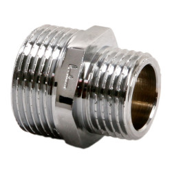 Nypel redukcyjny mosiężny 3-4" X 1-2" chromowany