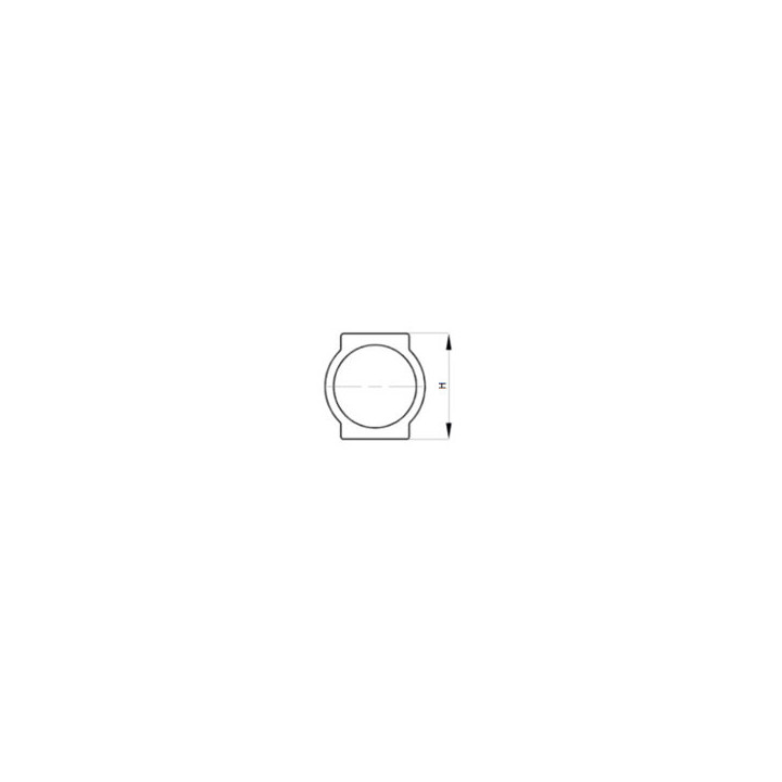 NYPEL DO PRZEPłYWOMIERZY RKPP_T, 1-2" X 3-4", PROFIL 42 MM