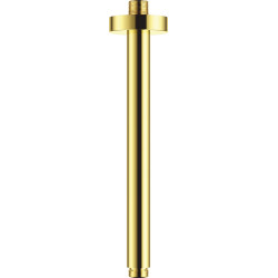 Wylewka sufitowa - 250 mm stała złoty cascada NAC Z42K