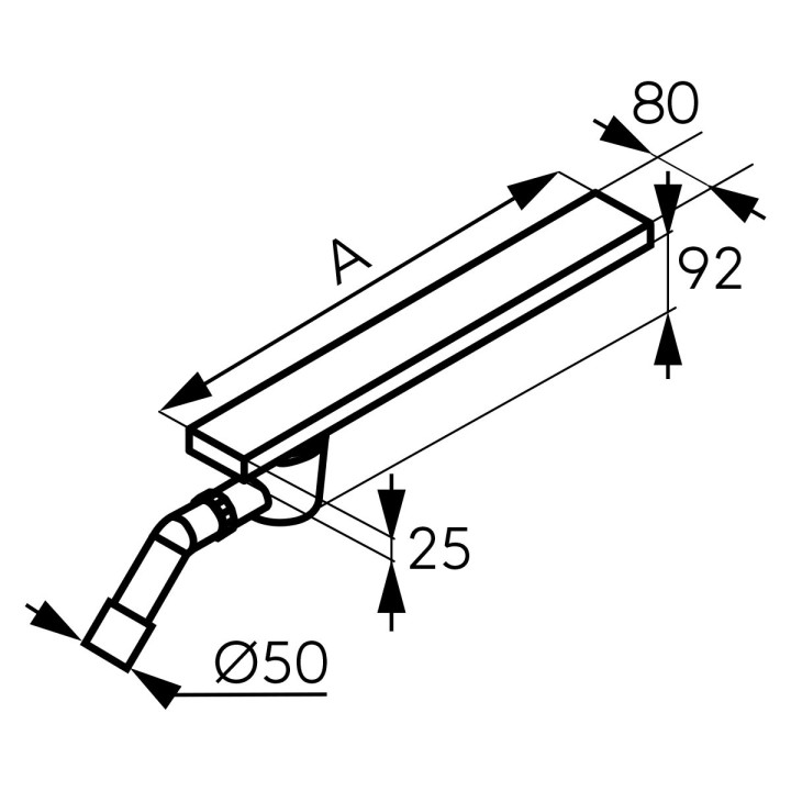 EASY NEW ODPłYW LINIOWY 70CM