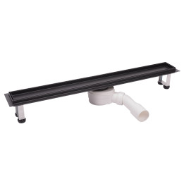 Odpływ liniowy pod płytkę 80CM, czarny – Ferro