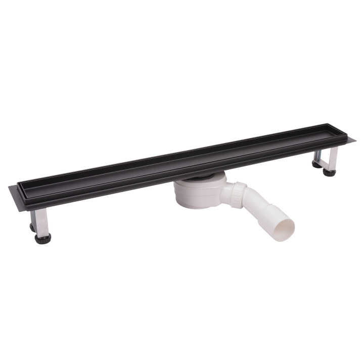 ODPłYW LINIOWY POD PłYTKĘ 80CM, CZARNY
