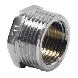 Redukcja mosiężna 1-2"X1-4" chrom – Ferro