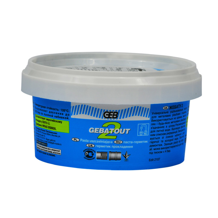 Pasta uszczelniająca gebatout 2 - 200 g woda C.O. GAZ – Armack