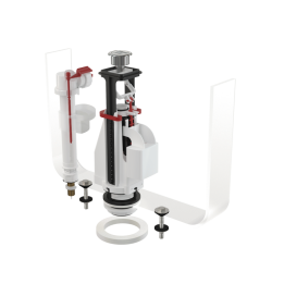 ZESTAW MONTAŻOWY DUAL CHROM DO SPŁUCZKI CERAMICZNEJ, REGULACJA WYSOKOŚCI