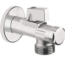Zawór kulowy do podłączenia pralki LUB zmywarki 1/2" - 3/4" chrom