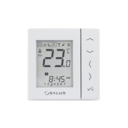 Bezprzewodowy, cyfrowy regulator temperatury 4W1, biały