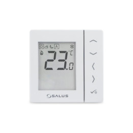 Dobowy, elektroniczny regulator temperatury, biały, podtynkowy