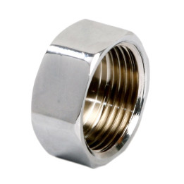 Zaślepka mosiężna 1-2" chromowana – Ferro