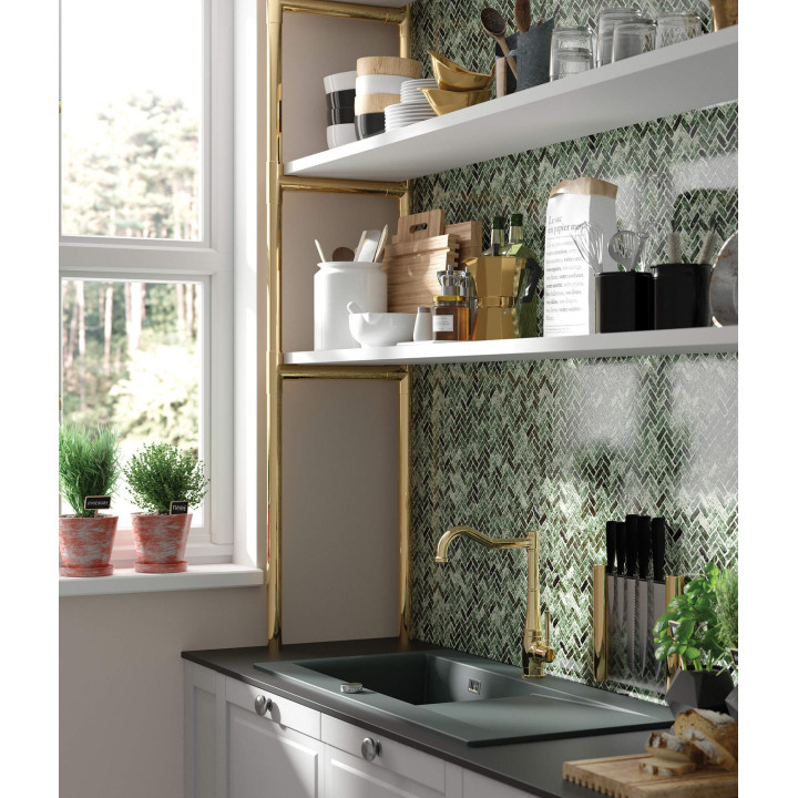 ZLEWOZMYWAK CERAMICZNY 1-KOMOROWY Z OCIEKACZEM