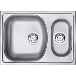 Zlewozmywak stalowy 1.5-KOMOROWY satyna stal ZEX 0503 – Deante
