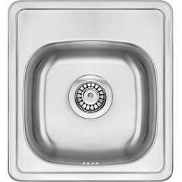 Zlewozmywak stalowy 1-KOMOROWY satyna stal ZHM 0100 – Deante