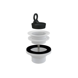 Spust umywalki 5/4", sitko z tworzywa DN63 – Alcadrain