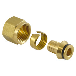 Złączka zaciskowa 1-2" do RUR z tworzywa 16X2 mm – Ferro