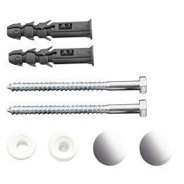 Zestaw do mocowania WC chromowany – Ferro