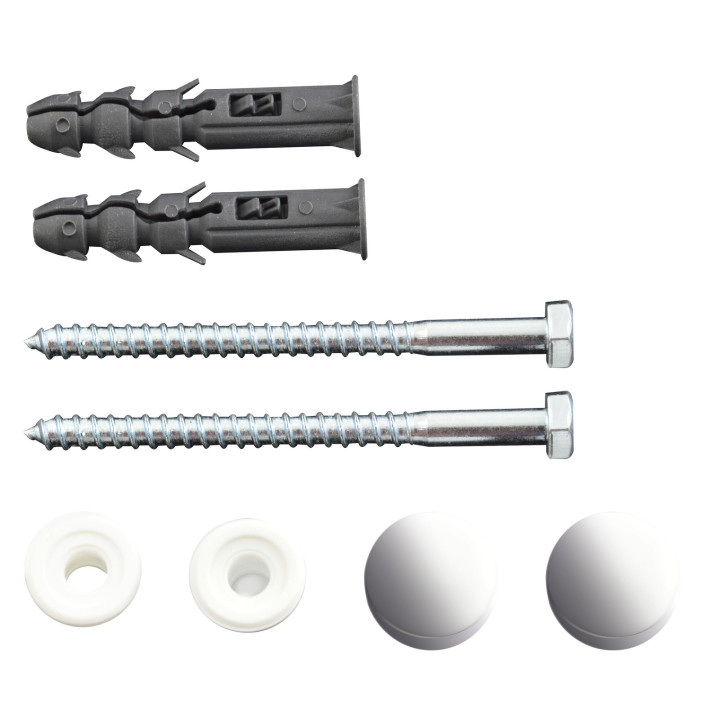 Zestaw do mocowania WC chromowany – Ferro