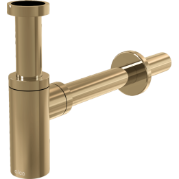 Półsyfon umywalkowy DN32 design, gold-połysk – Alcadrain