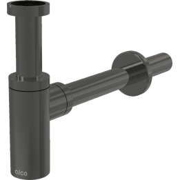 Designowy półsyfon umywalkowy DN32 GUN metal PVD z powłoką