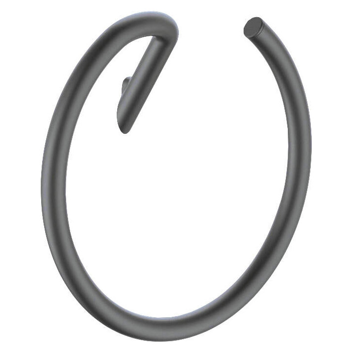 Wieszak na ręcznik ścienny - okrągły titanium ADI D611 – Deante