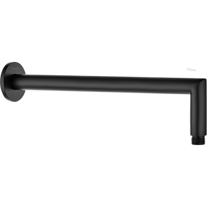 Wylewka prysznicowa ścienna - 325 mm stała nero nero cascada NAC