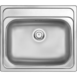 Zlewozmywak stalowy 1-KOMOROWY satyna stal ZYU 0103 – Deante