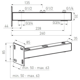 Zestaw grupy bezpieczeństwa 2.5 bar – Ferro