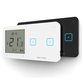 DWUPOLOWY BEZPRZEWODOWY DOTYKOWY SZKLANY WŁĄCZNIK Z REGULATOREM TEMPERATURY WSR-02