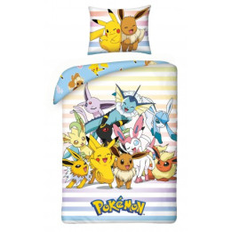 Pościel pokemon POK-322BL 160X200CM + 70X80CM – Halantex