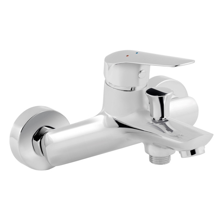 Dijon bateria wannowa bez zestawu natryskowego, chrom – Ferro