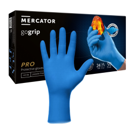 Mercator gogrip blue mocne rękawiczki nitrylowe XL niebieskie 50