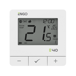 Programowany, internetowy regulator temperatury, natynkowy