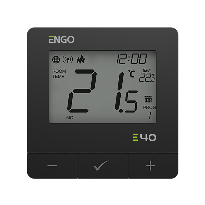 Programowany, internetowy regulator temperatury, natynkowy, 230V