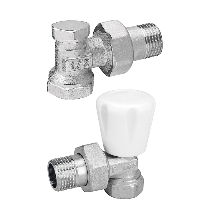 Zestaw grzejnikowy kątowy 1-2" – Ferro