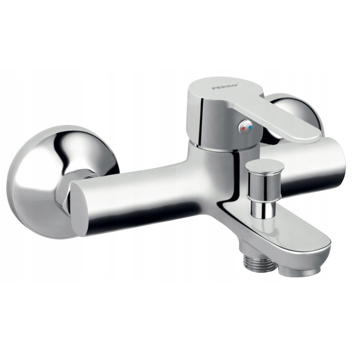 Savio bateria wannowa bez zestawu natryskowego, chrom – Ferro
