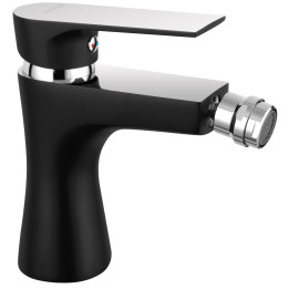 ALGEO SQUARE BATERIA BIDETOWA, CZARNY / CHROM
