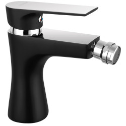 Algeo square bateria bidetowa, czarny / chrom